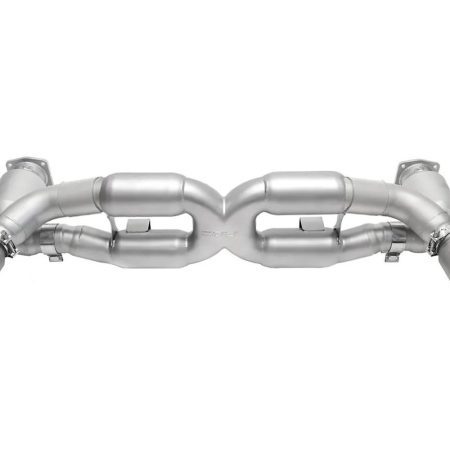 Soul Performance Sport X-Pipe Exhaust System w/ Straight Signature Satin Tips for 991 Porsche 911 Turbo & S
