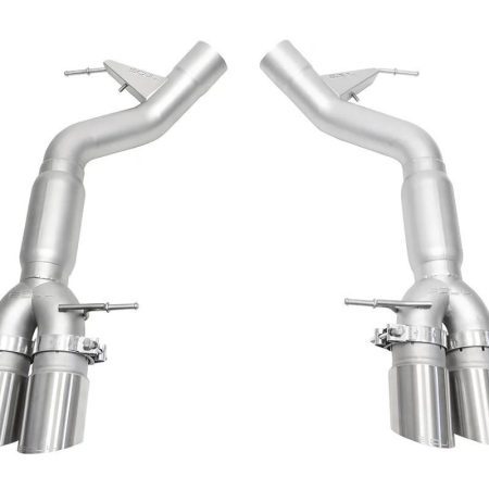 Soul Performance Resonated Muffler Bypass Exhaust System with Slash Brushed Tips for F06 / F12 / F13 BMW M6