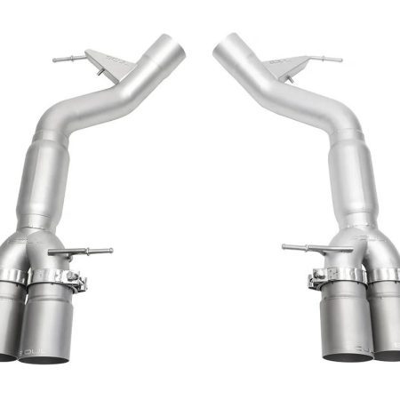 Soul Performance Resonated Muffler-Bypass Exhaust System w/ Straight Satin Tips for F10 BMW M5