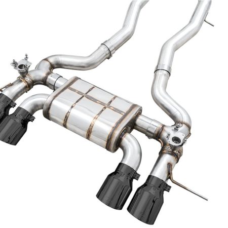 AWE SwitchPath Catback Exhaust w/ Diamond Black Tips for G8X BMW M3 & M4