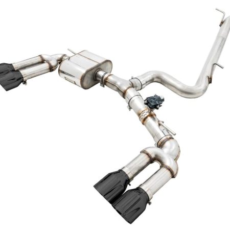 AWE SwitchPath Exhaust w/ Diamond Black Tips for 8V Audi S3