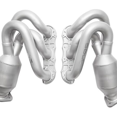 SOUL 15-16 Porsche 981 GT4 / Spyder Long Tube Street Headers (w/ HJS 200 Cell Catalytic Converters)