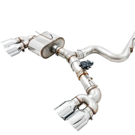 AWE SwitchPath Exhaust w/ Chrome Silver Tips for MK7.5 Volkswagen Golf R