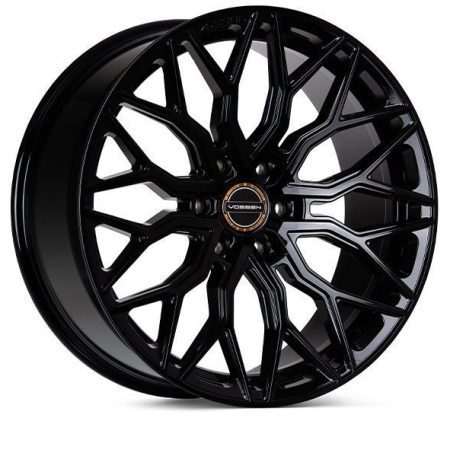 Vossen Wheels 22×9.5 6-139.7 +20 HF6-3 Wheel in Gloss Black
