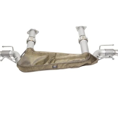 Soul Performance Rear Exhaust System w/ Jet-Hot Matte Black Slashed Tips for C8 Chevrolet Corvette Stingray