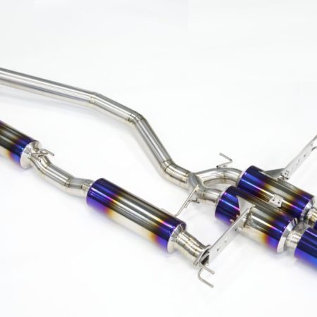 R1TITAN Titanium PERFORMA Gold Ring Exhaust for FL5 Honda Civic Type R