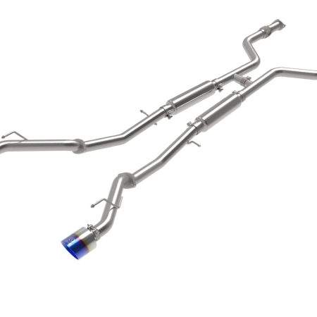 aFe Power Takeda Cat-Back Exhaust System w/ Blue Flame Tips for RZ34 Nissan Z