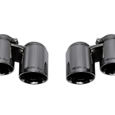 Soul Performance Black Chrome Exhaust Tips for 991.1 Porsche 911 Carrera / GTS / S