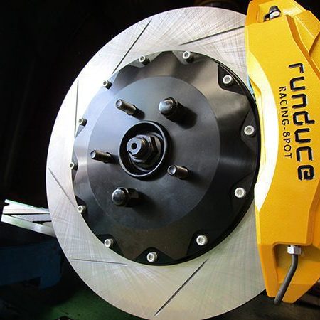RUNDUCE BIG BRAKE KIT SET FOR 2001-07 MITSUBISHI EVO IX, 8 Piston Front, 4 Piston Rear [CT9A]