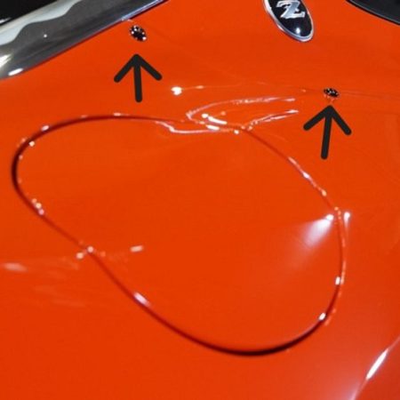 VeilSide HAN’S Complete Rear Fenders Trim & Rear Spoiler Tacks for RZ34 Nissan Z
