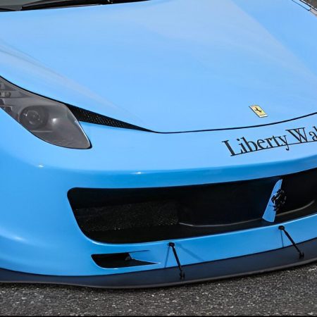 Liberty Walk LB-WORKS Carbon Front Bumper Fin for Type 142 Ferrari 458 Italia