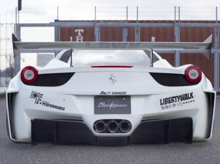 Liberty Walk LB-Silhouette GT Rear Bumper for Type 142 Ferrari 458 Italia