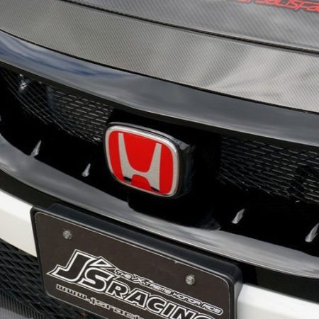 J’s Racing Front Emblem Base for FK8 Honda Civic Type R w/ Front Sport Grille