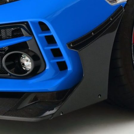 J’s Racing Carbon Front Side Wings for FK8 Honda Civic Type R w/ Type-S Front Wing Spoiler