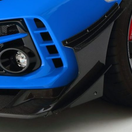 J’s Racing Half Carbon Front Twin Canards for FK8 Honda Civic Type R