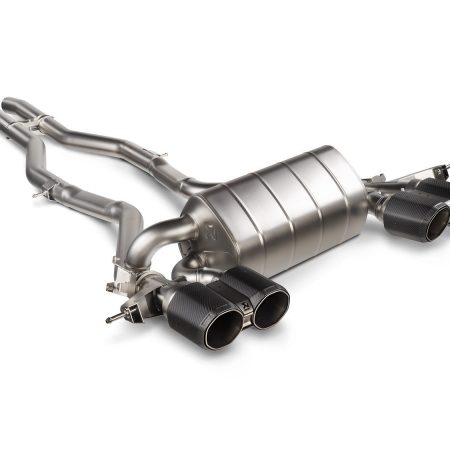 Akrapovič Titanium Slip-On Line Exhaust System w/ Octagonal Carbon Tips for G80 / G82 BMW M3 & M4