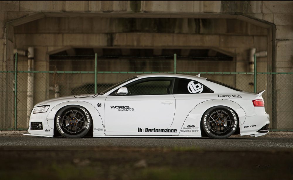 Liberty Walk LB-WORKS Side Diffusers for 8T Audi A5 & B8 Audi S5