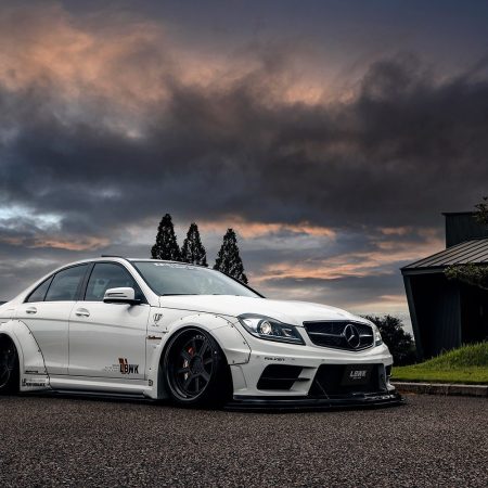 Liberty Walk LB-WORKS Widebody Kit for W204 Mercedes-Benz C63 AMG