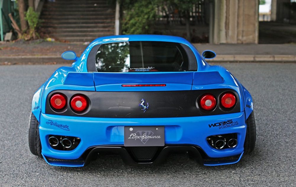 Liberty Walk LB-WORKS Ver. 2 Rear Wing for Type F131 Ferrari 360