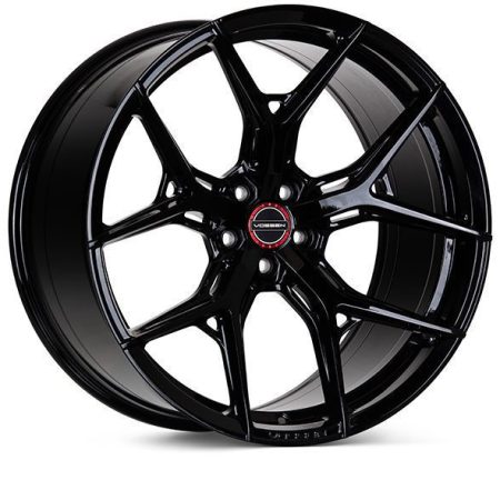 Vossen Wheels 22×10.5 5-112 +30 HF-5 Wheel in Gloss Black