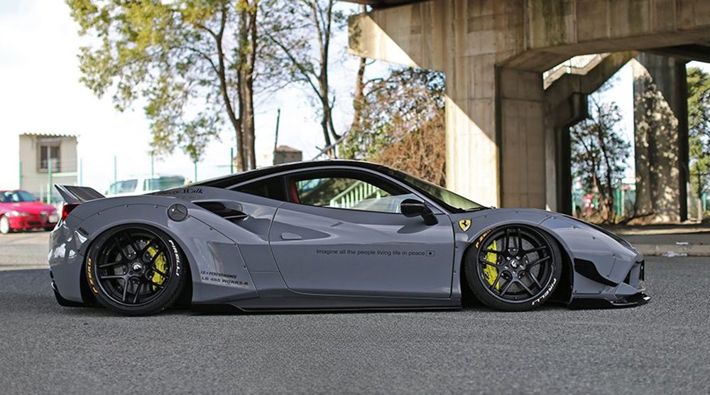 Liberty Walk LB-WORKS Side Diffusers for Type 142M Ferrari 488