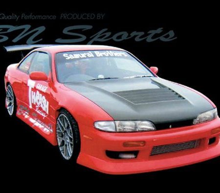 BN-Sports Zenki +30mm Front Fenders for S14 Nissan Silvia