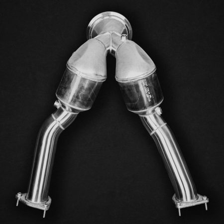 Capristo 250 Cell Sport Catted Downpipes for 95B Porsche Macan S