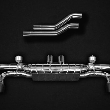 Capristo Valved Exhaust w/ Mid-Pipes & Carbon Tips for 9Y0 & 9Y3 Porsche Cayenne S
