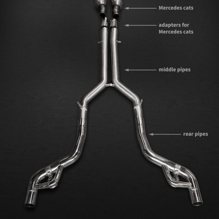 Capristo Valved Exhaust System with Mid-Pipes for R190 Mercedes-AMG GT / GTC / GTS