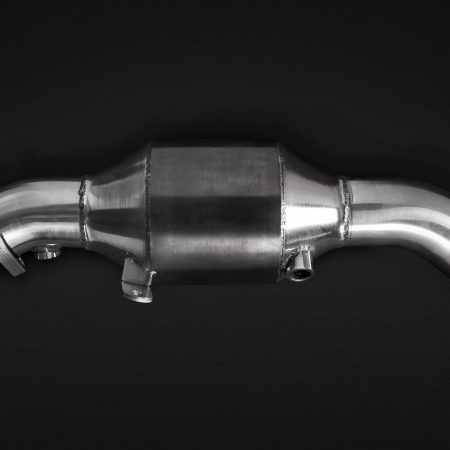 Capristo Middle Silencer Spare w/ 100 Cell Sport Cats for R231 Mercedes-Benz SL63 AMG