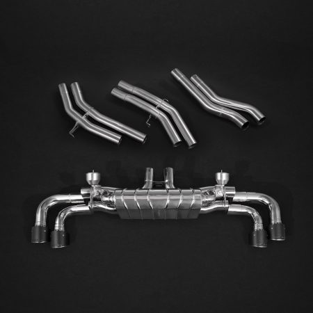 Capristo Valved Exhaust with Mid-Pipes and Carbon Tips for 9Y0 & 9Y3 Porsche Cayenne GTS / Turbo / Turbo S E-Hybrid