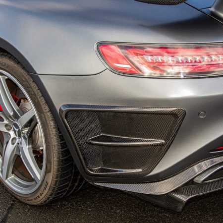 Capristo Matte Carbon Rear Air Outlet for R190 Mercedes-AMG GT / GTS