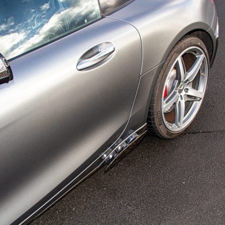 Capristo Matte Carbon Side Fins for R190 Mercedes-AMG GT / GTS