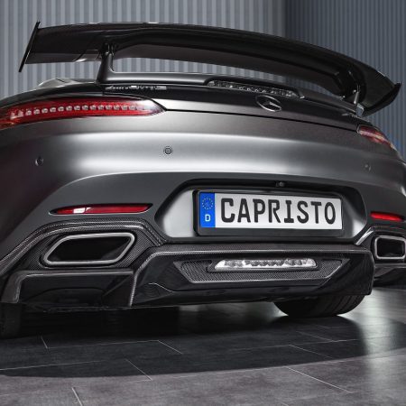 Capristo Matte Carbon Rear Diffuser for R190 Mercedes-AMG GT / GTS
