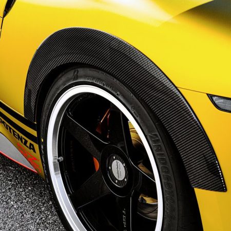 Top Secret Dry Carbon Rear Over-Fenders for RZ34 Nissan Z