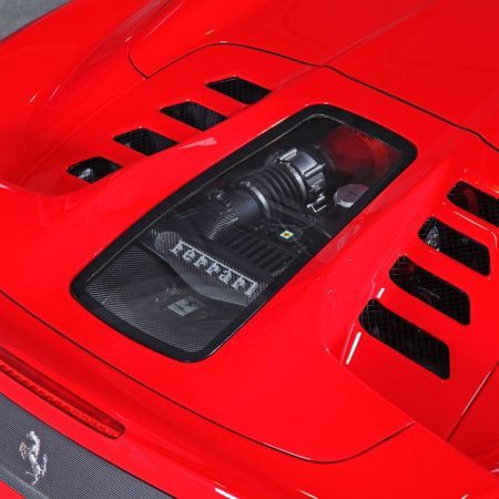 Capristo Primed Carbon and Glass Bonnet for Ferrari 458 Spider