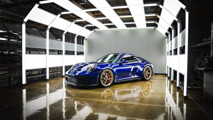 Gentian Blue Porsche GT3 Touring - Multi-Stage Paint Correction, PPF, Ceramic Coating and More