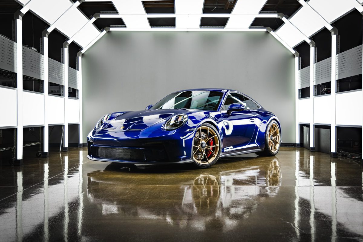 Gentian Blue Porsche GT3 Touring – Multi-Stage Paint Correction, PPF, Ceramic Coating and More