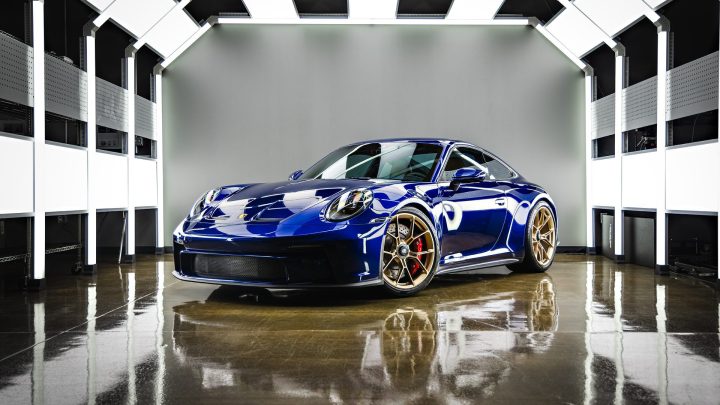 Gentian Blue Porsche GT3 Touring - Multi-Stage Paint Correction, PPF, Ceramic Coating and More