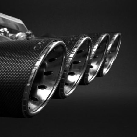 Capristo Valved Axle-Back Exhaust System w/ Spare Pipes for C7 Chevrolet Corvette Stingray & Z06