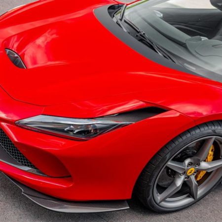 Capristo Carbon Side Air Guides for Ferrari F8 Tributo