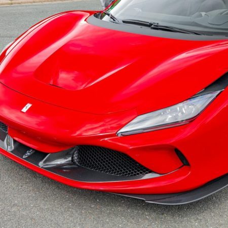 Capristo Carbon Front Spoiler & Side Air Guides for Ferrari F8 Tributo