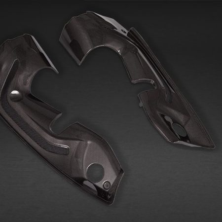 Capristo Carbon Engine Compartment Side Covers for Ferrari F8 Tributo