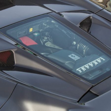 Capristo Carbon and Glass Bonnet for Ferrari F8 Spider