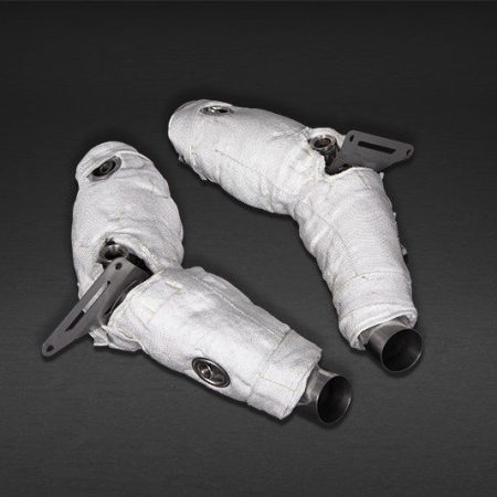 Capristo Catted Downpipes with Heat Blankets for Ferrari SF90