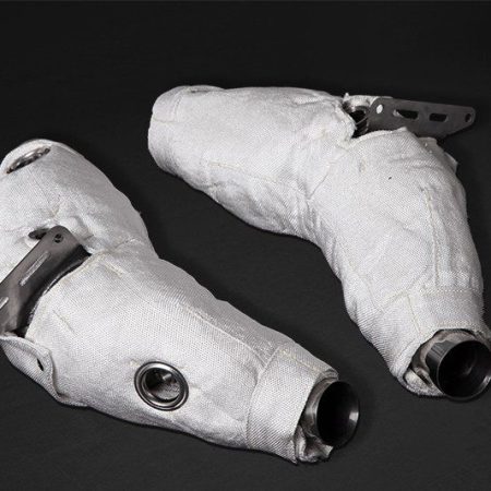 Capristo Catted Downpipes w/ Heat Blankets for Ferrari F8 Tributo