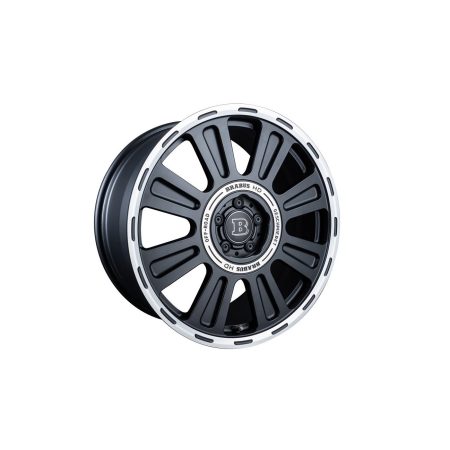 BRABUS Forged HD Gunmetal Black & Polished Wheel Set (22×9.5) for W463A Mercedes-AMG G 63 4×4²