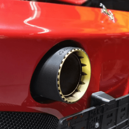Capristo Carbon Exhaust Tips for F173 Ferrari SF90
