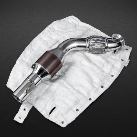 Capristo TwinFlow Catted Downpipes w/ Heat Blankets for Ferrari 488