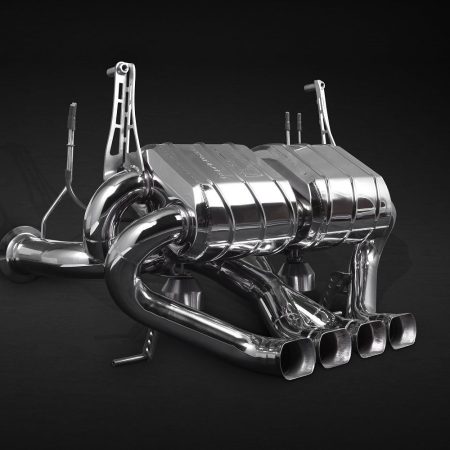 Capristo Valved Exhaust System with Carbon / Stainless Exhaust Tip for LP750-4 Lamborghini Aventador SV